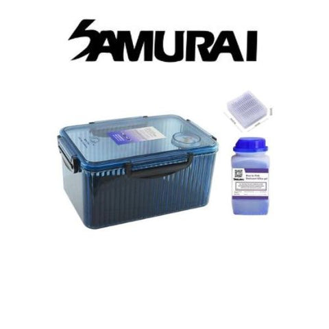 Dry Box F380 (Blue) With Free Silica Gel 1 Bottle(500g) and Silica Gel Clear Case