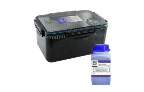 Dry Box F380 (Grey) With Free Silica Gel 1 Bottle(500g) and Silica Gel Clear Case